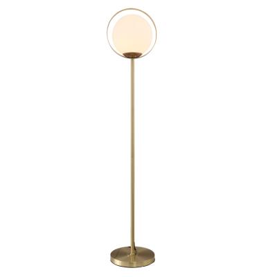 China Nordic Post Modern Designer Glass Ball Floor Light For Living Room Or Bedroom for sale