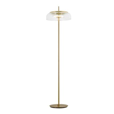 China Wholesale Modern Metal Glass Floor Lamp Classic Shade Standing Lamp Decor Lighting for sale