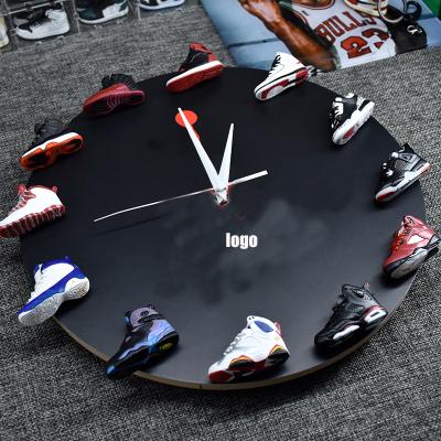 China 350 3d Sneaker Shoe CREATIVE Free Shipping Mini Yeezy Aj Wall Clock for sale