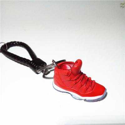 China Brand New Plastic Kicksmini With Shoes High Quality Sneaker Key Chain for sale