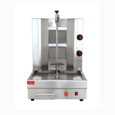 China Commercial Automatic Rotating Grill Oven Wholesale Factory Price of Shawarma Machine Gas Restaurant Gyro Meat Broiler for sale