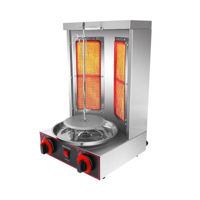 China Small Ceramic Meat Processing Burners Doner Kebab Shawarma Machines Gas For Sale In Zambia Home Use CG-25 for sale