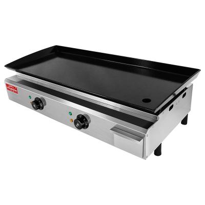 China Fried Steak Countertop Flat Top Electric Non-Stick Large Griddle Griddle Restaurnts Commercial Grill Restaurant for sale