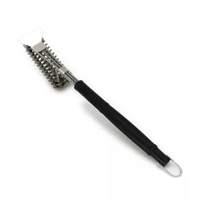 China Easily Cleaned Net BBQ Grill Scraper Tool BBQ Grill Cleaning Brush And Scraper for sale