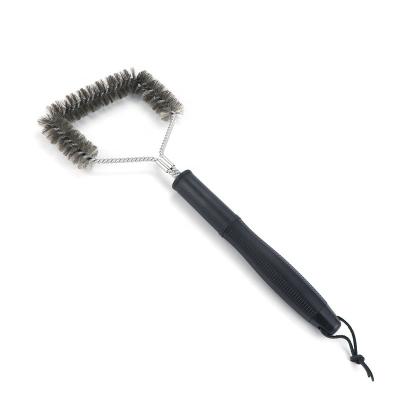 China Easily Cleaned BBQ Grill Brush and Scraper Steel Wire Grill Cleaning Brushes Grilling Grilling Accessories for sale