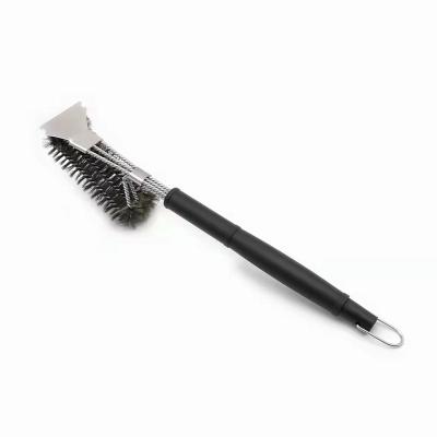 China Easily Cleaned Barbecue Grilling Accessories Cooking Tool BBQ Grill Cleaning Brush And Scraper for sale