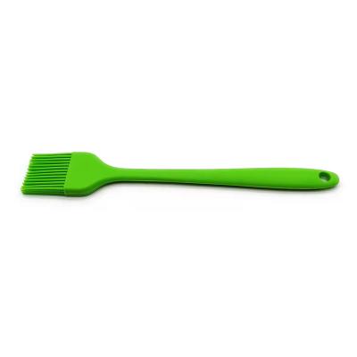 China 10in Food Grade Easily Cleaned Pastry Brush Baking Baking BBQ Grill Spread Brush and Oil Butter Sauce Silicon Oil Spatula for sale