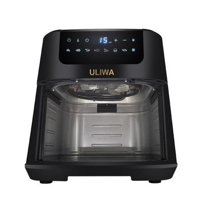 China New 1500W 5L Hot Air Fryer Machine Smokeless Air Fryer 2022 Hotel ULIWA 8-in-1 Air Fryer Healthy Type for sale