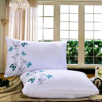 China Nature Anti-Static Colorful Floral Romantic Garden Leaves Summer Butterfly Wildflowers Hotel Collection Rectangle Bed Pillows for Sleep for sale