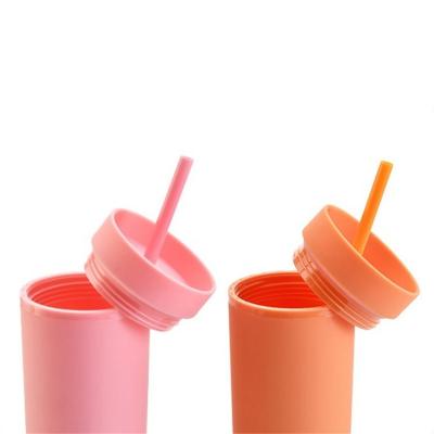 China Good Price Viable New Type Plastic Yard Coffee Mug Cups With Lids And Straw for sale