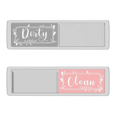 China Shape New Design Dishwasher Clean Dirty Magnet Sign Indicator, Dishwasher Refrigerator Magnet, Super Strong Magnet With Stickers for sale