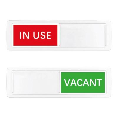 China Hot Selling Sliding Letter Dishwasher Magnet Sign EMPTY IN USE Indicator, Super Strong Magnet with Adhesive Stickers for sale