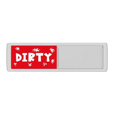 China New Shape Design Sliding Dishwasher Dirty Clean Magnet Sign Indicator, Super Strong Magnet With Adhesive Stickers for sale