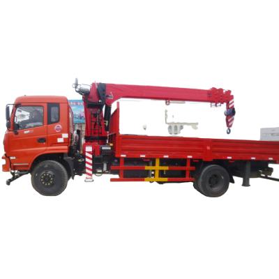 China Loading/unloading /transporting goods. XDR 5T-10 T Dongfeng Telescopic Truck Crane Construction Boom Truck Mounted Crane for sale