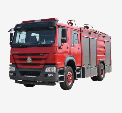 China XDR Water Foam Powder Dry Suit Fire Truck Military Fire Fighting Truck For Sale 7925*2505*3450mm for sale