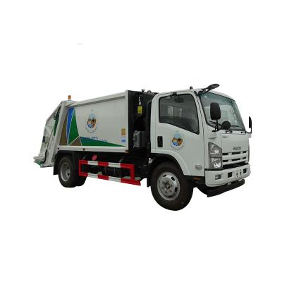 China Construction worksÂ   Brand New Garbage Truck With 8M3 Capacity Garbage Car for sale