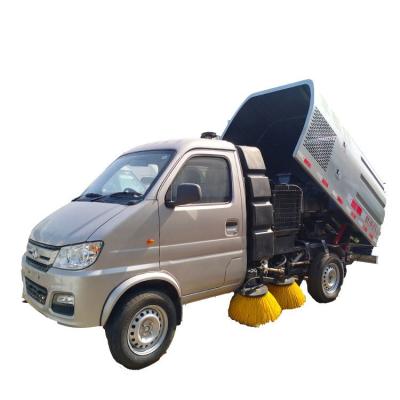 China Door Road Low Price 5t 8T Airport Runway Front Loader Road Suction Sweeper Truck Dust Cleaning Light Duty Stripper for sale