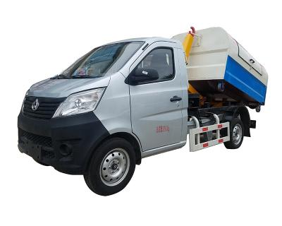 China China factory low price garbage collection and transportation changan directly mini dongfeng 2 axles 2cbm garbage collection and transportation truck for sale