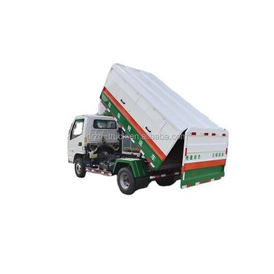 China 2022 China New Mini And Size 3m3 Waste Collection Garbage Collection And Transport Garbage Truck With Gasoline for sale