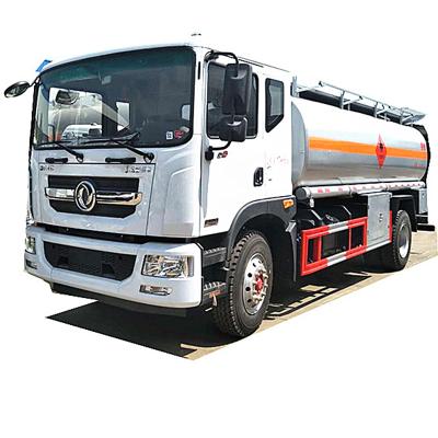 China ALUMINUM alloy/carbon steel/stainless steel 4x2 driving light duty oil transport vehicle full set of API parts fuel tanker truck with safety valves and fuel dispenser for sale