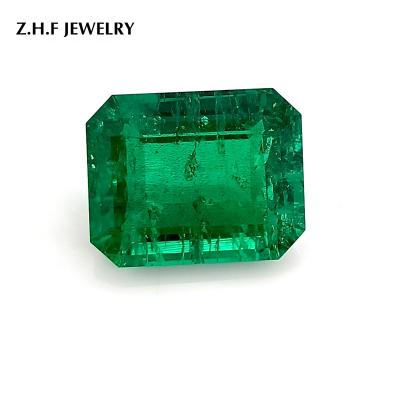 China Emerald Lab Grown Emerald Colombian Hydrothermal Loose Octagon 15.03*12.06MM 9.4CT Gemstones for sale