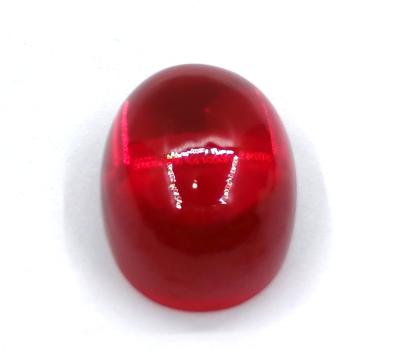 China Wholesale ZHF Red and Cut CAB created from Ruby Synthetic Loose Gemstones for sale