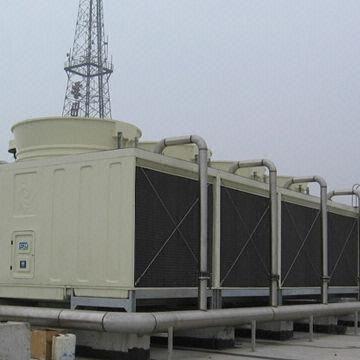 China Cross Flow Rectangular Cooling Tower, Easy to Maintain, CTI-certified for sale