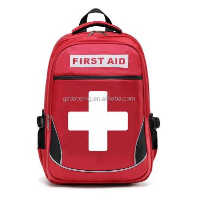 China Vintage First Aid Backpack Emergency Medical Bag Trauma Bag Waterproof for Traveling Trips Camping Hiking Childcare treatment equipment for sale