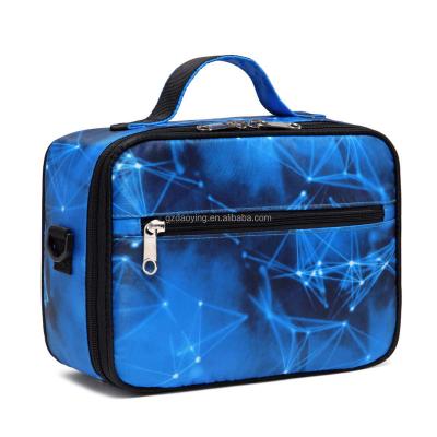 China Lunch bag 2022 New kids lunch cooler bags cute Star Galaxy blue portable and foldable kids lunch bag for school for sale