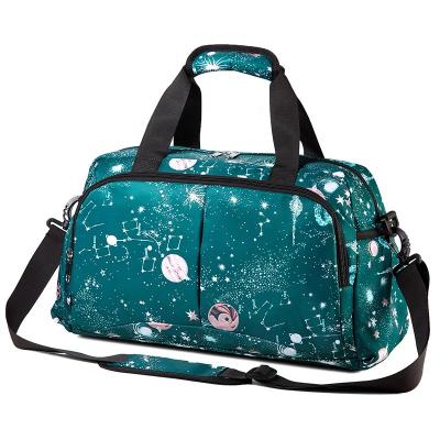 China For Sports Gym kids nylon duffle bag Speen the night over Gym Sports Underseat Carry On Luggage for Girls Boys Primary School Students for sale