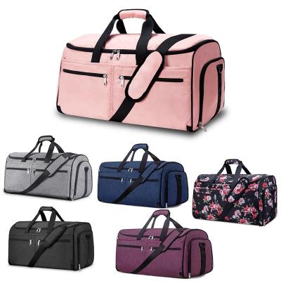 China Fashion Handbag Dress Suitcase Suit Duffel Bags for Men Women Carry on Garment Bag for Travel Garment Duffle Bag with Shoe Compartment for sale