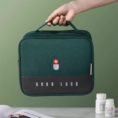 China Fashion Pill Manager Travel Bag Case Empty for Medicine Meditation Tablet Prescription Vitamins Weekly Bottle Storage Organizer Portable for sale