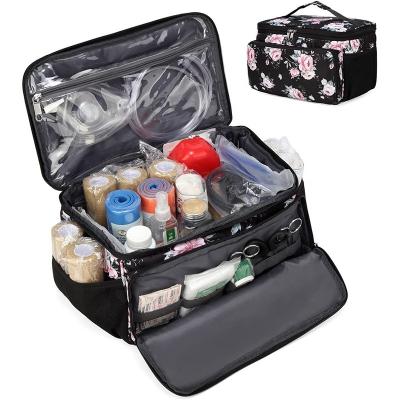 China NATIONAL OEM/ODM EMT Floral first aid bag waterproof empty Medical Device for doctors and nursesem ergency Response Treatment organizers for sale