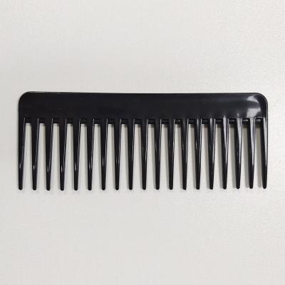 China Portable Plastic Hair Comb Good Quality Hairdressing Round Plastic Teeth Comb Wide Tooth Pet Comb for sale