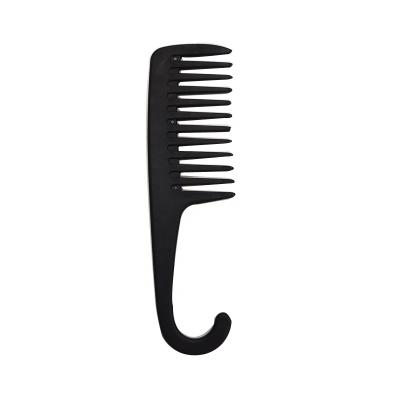 China Portable Wide Plastic Comb Plastic Travel Personal Care Hair Hook Teeth Hair Comb For Hotel for sale