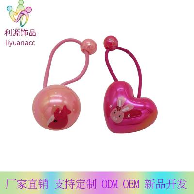 China Everland Resort Round Ball TUTU Hair Tie Heart Accessories Parts Elastic Band Hair Accessories Manufacturer Eco-friendly OEM & ODM for sale