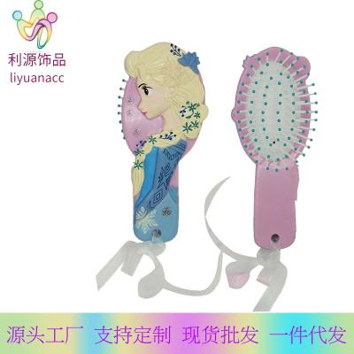 China Hot Selling High Quality Eco-friendly Sublimation Round Massage Detangling Hair Brush Comb Scalp for sale