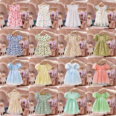 China Princess Baby Girl Cotton Girls Party Anti-wrinkle Dress Girls Children's Dress for sale