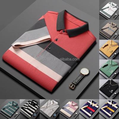 China 2023 Anti-wrinkle Mens Plus Size Golf Regular Cotton Custom Print Logo With Embroidered Mens Polo Shirt for sale