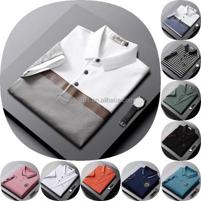 China New Fashion Anti-wrinkle Plus Size Men's Polo Shirt Custom Made 00% Polyester Slim Fit Golf T-Shirt for sale