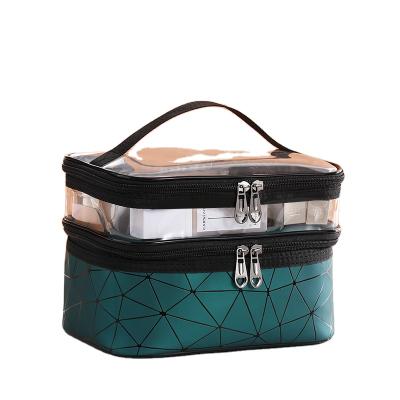 China Popular Large Capacity Waterproof Portable Lipstick Storage Bag Travel Fashion Wholesale Ladies Cosmetic Bag Fashion for sale