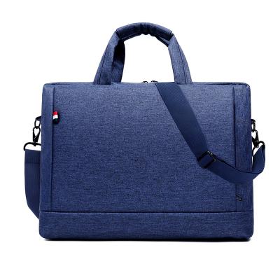 China Computer Carrying OEM Custom Unisex Lightweight Blue Waterproof Oxford Cloth Laptop Bags Business Briefcases for sale