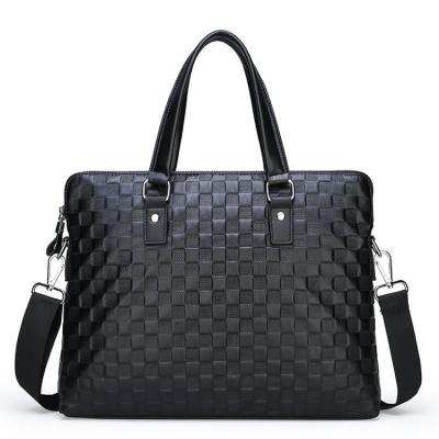 China High Quality Luxury Classic Genuine Leather GENUINE LEATHER Men Shoulder Bags and Bag Laptop Covers for Business for sale