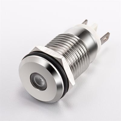 China Waterproof IP68 Metal 16mm 19mm 22mm 25mm Metal Led Pilot Lamp for sale