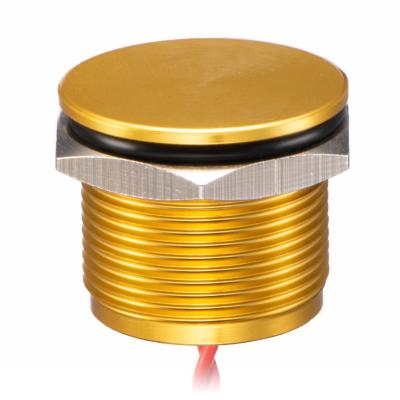 China Control 25mm Industrial Metal Push Button Switch Momentary Solderless Water Proof IP65 1NO for sale