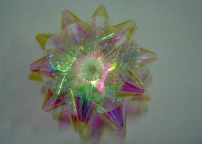 China 3.5Inch Iridescent LEIDEN Lint Bowin voor Gift verpakking en Kerstmis decoratie Te koop