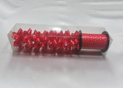 China Roter silberner Bandgeschenkbogen, 1 Farbe druckte Stern 2