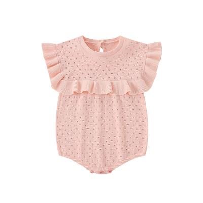 China Cute Clothes Jumpsuit Outfit Newborn Summer Clothes Baby Knit Romper Oversized for sale