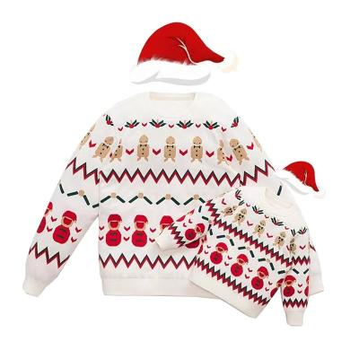 China New Christmas Autumn Winter Child Parent Clothes Mom Kids Sweater QUICK DRY Family Matching Outfits for sale