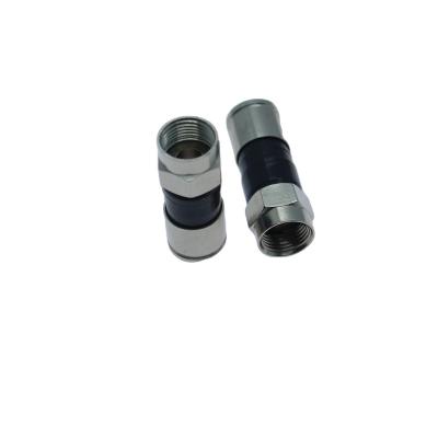 China F Type Compression Connector For Rg6 Rg59 Coaxial Cable F Connectors Product KF5-COMP-24 for sale